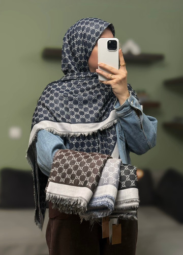 روسری کشمیر مستر کوالیتی گوچی دورو مدل ۱۰۱۲