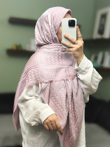 روسری ابریشم کشمیر ترک A81