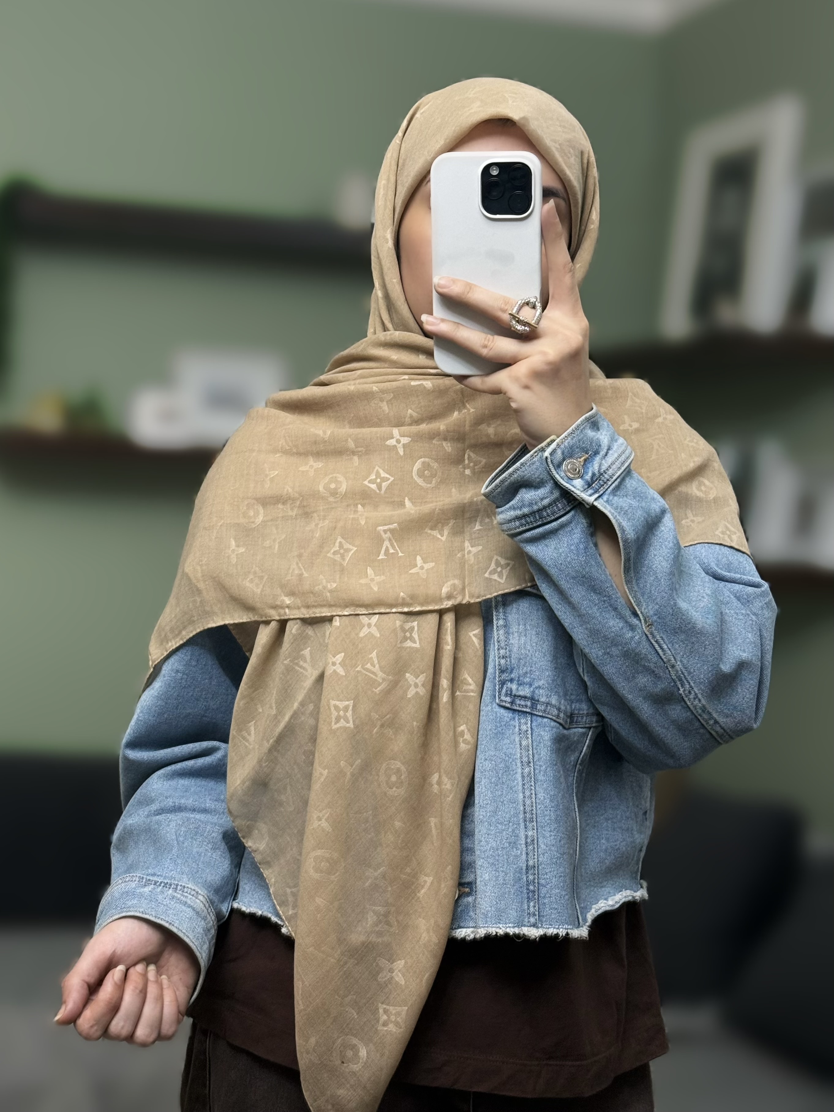 روسری نخ پنبه ال وی B50