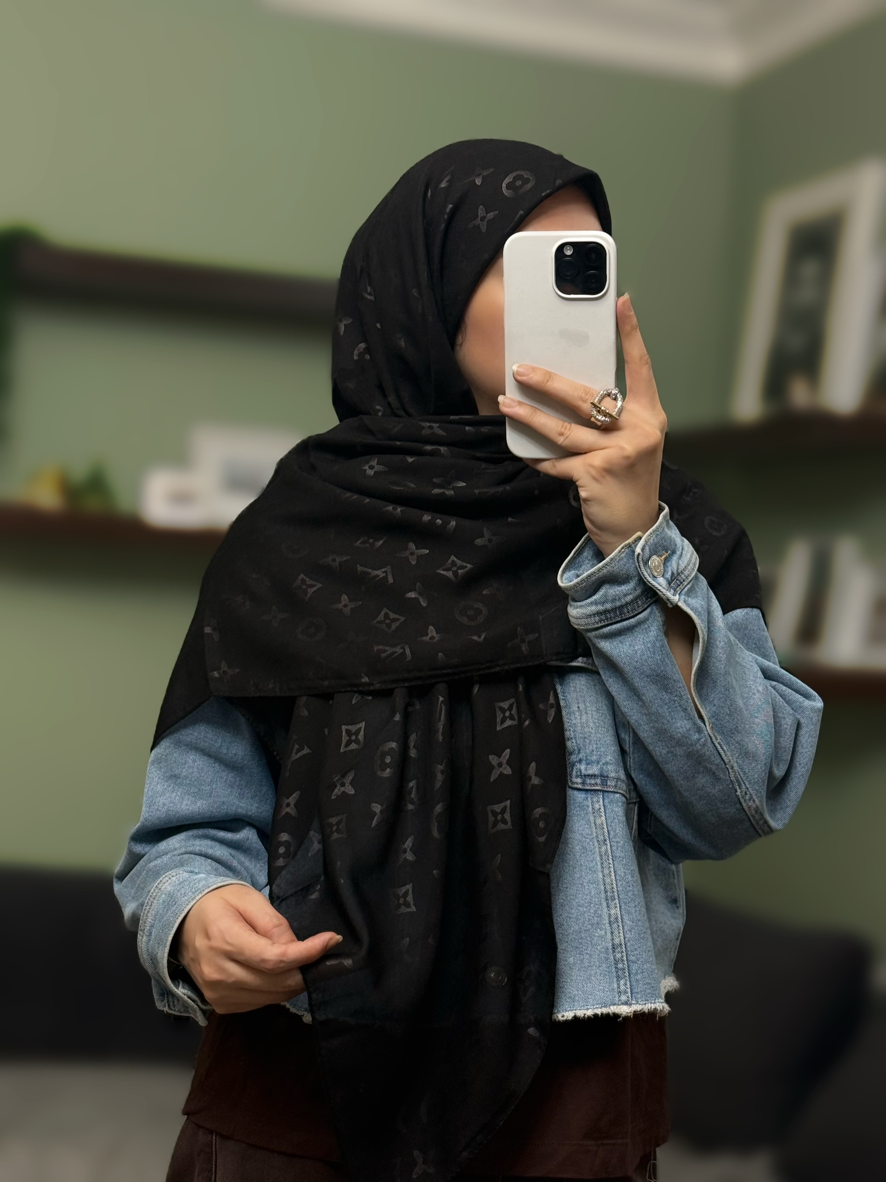 روسری نخ پنبه ال وی D9