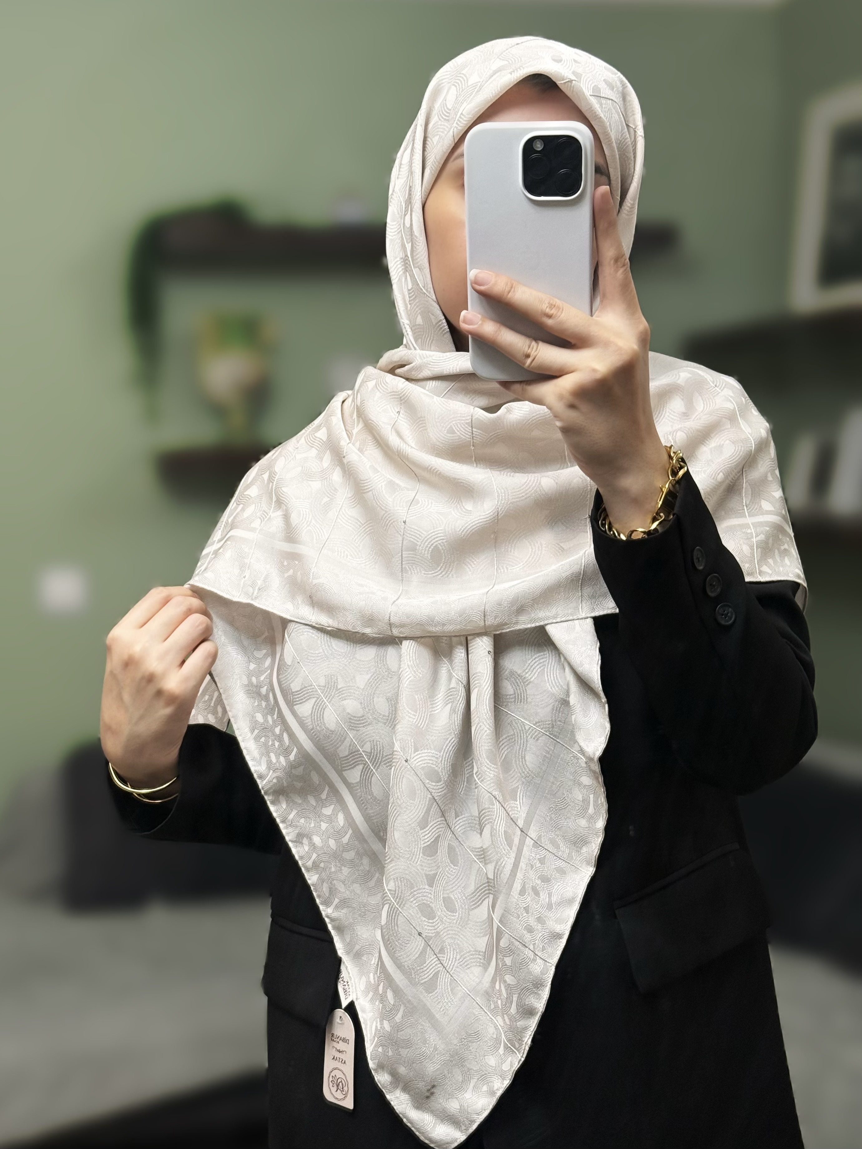 روسری ابریشم پولکی ترک  c60