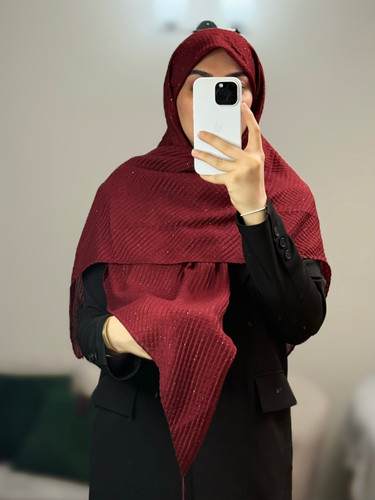 روسری سوپر نخ پلیسه شایندارD56