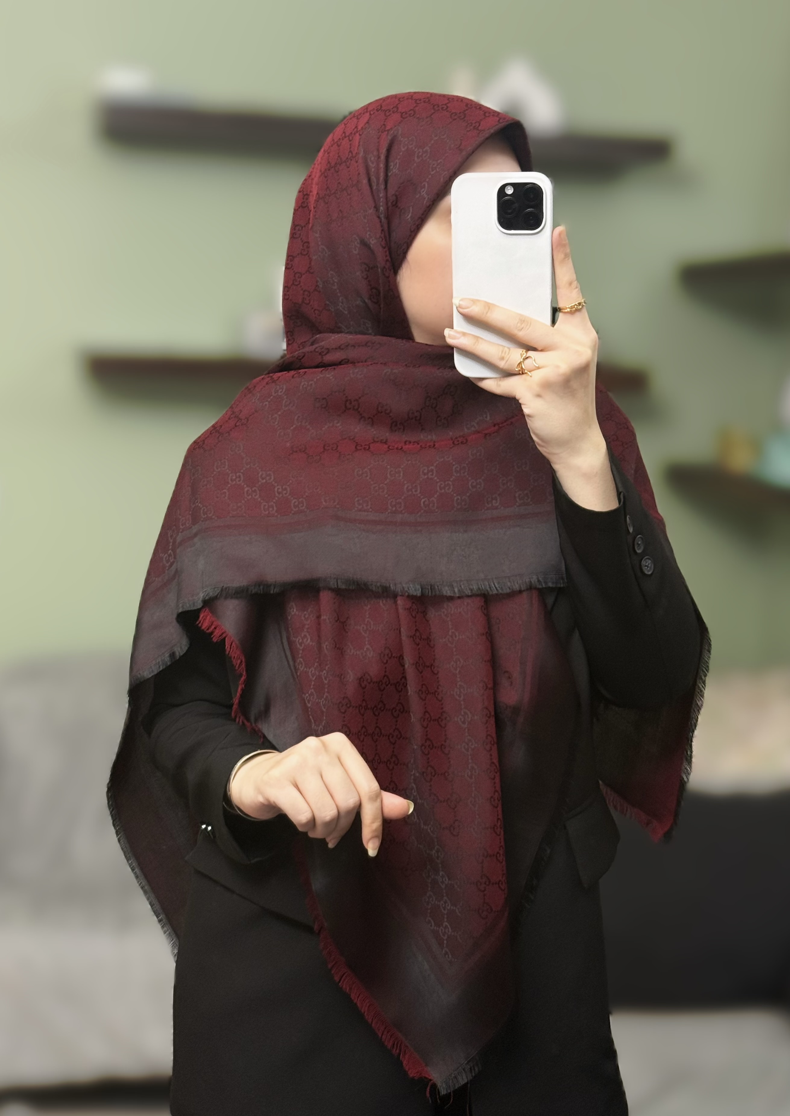 روسری ژاکارد چهارفصل دورو