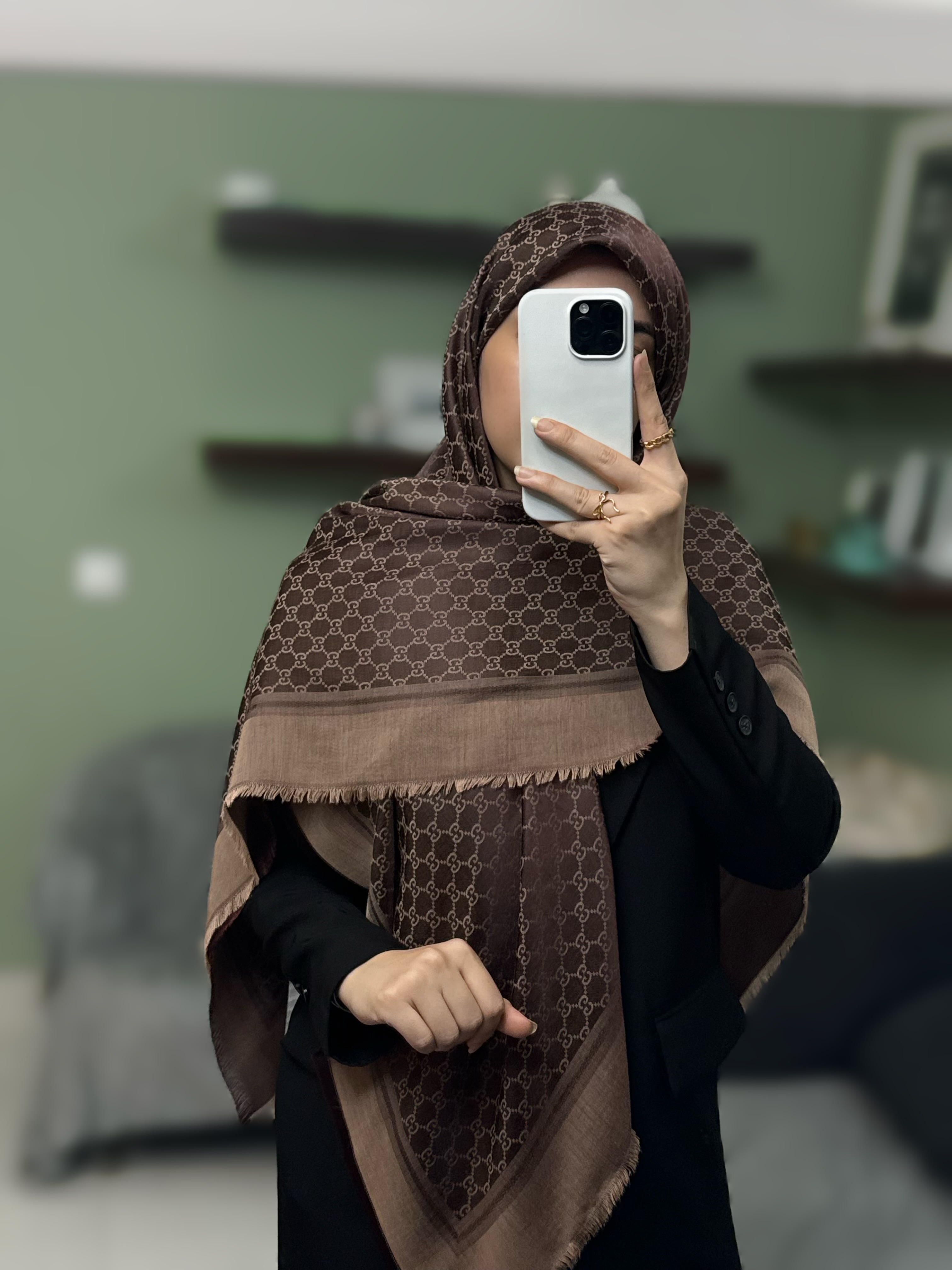 روسری چهارفصل ژاکارد دورو