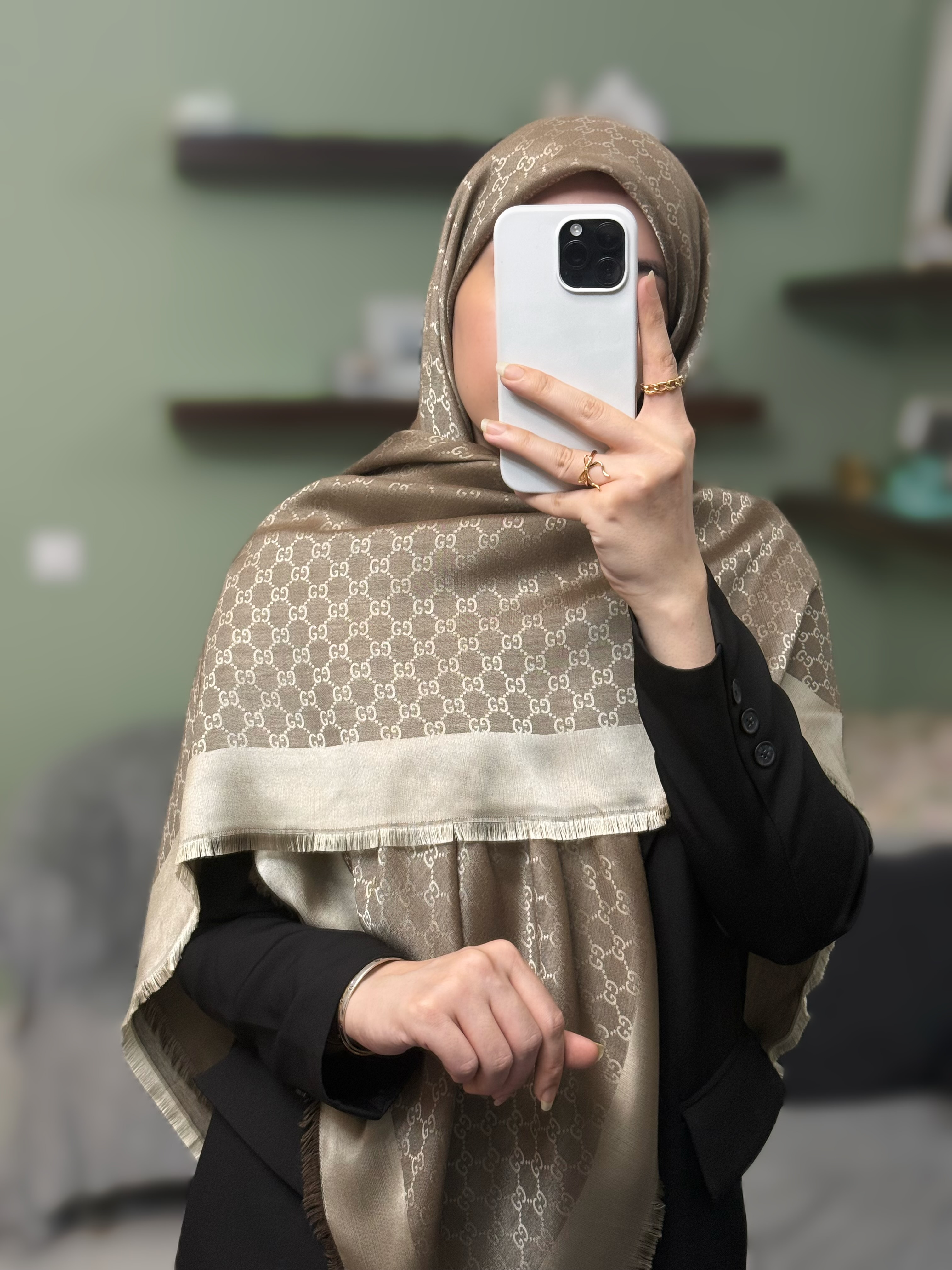 روسری ژاکارد چهارفصل دورو